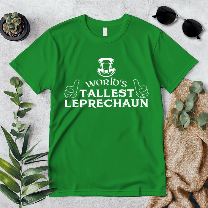 World's Tallest Leprechaun Funny Premium T-Shirt