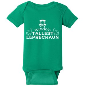 World's Tallest Leprechaun Funny Baby Bodysuit