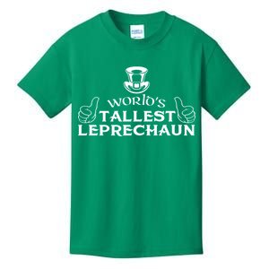 World's Tallest Leprechaun Funny Kids T-Shirt