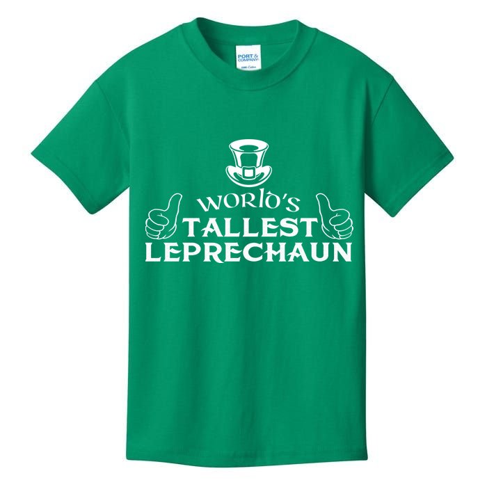 World's Tallest Leprechaun Funny Kids T-Shirt