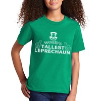 World's Tallest Leprechaun Funny Kids T-Shirt