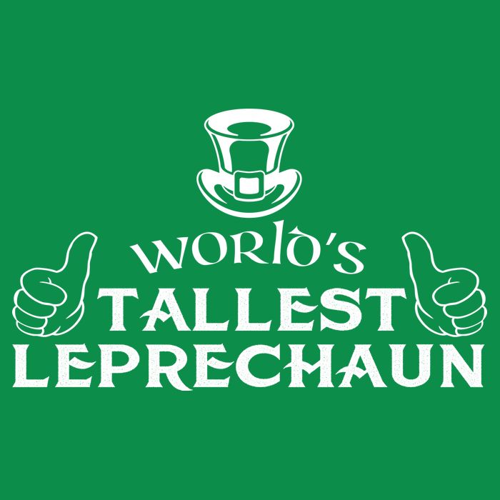 World's Tallest Leprechaun Funny Kids T-Shirt