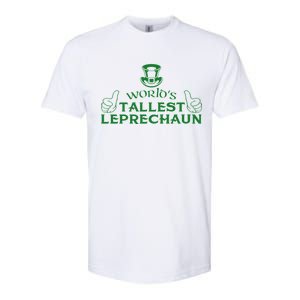 World's Tallest Leprechaun Funny Softstyle CVC T-Shirt