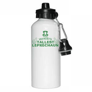 World's Tallest Leprechaun Funny Aluminum Water Bottle