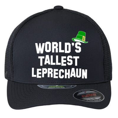 World's Tallest Leprechaun Funny St Patricks Day Flexfit Unipanel Trucker Cap