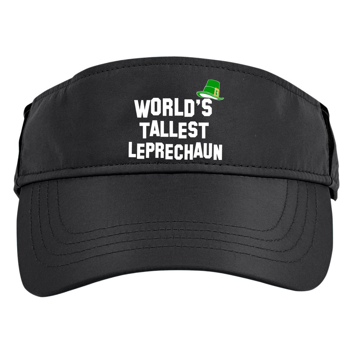 World's Tallest Leprechaun Funny St Patricks Day Adult Drive Performance Visor