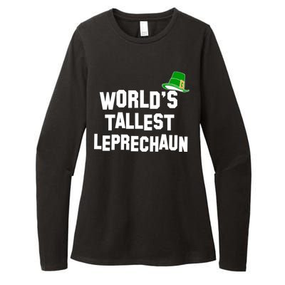 World's Tallest Leprechaun Funny St Patricks Day Womens CVC Long Sleeve Shirt