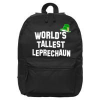 World's Tallest Leprechaun Funny St Patricks Day 16 in Basic Backpack