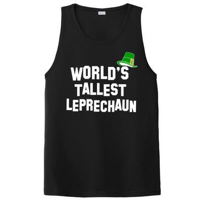 World's Tallest Leprechaun Funny St Patricks Day PosiCharge Competitor Tank