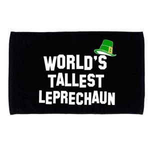 World's Tallest Leprechaun Funny St Patricks Day Microfiber Hand Towel