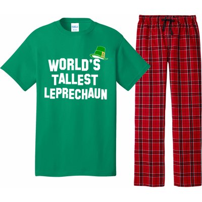 World's Tallest Leprechaun Funny St Patricks Day Pajama Set