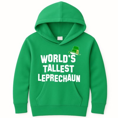 World's Tallest Leprechaun Funny St Patricks Day Kids Hoodie