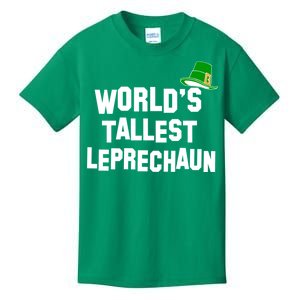 World's Tallest Leprechaun Funny St Patricks Day Kids T-Shirt