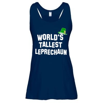 World's Tallest Leprechaun Funny St Patricks Day Ladies Essential Flowy Tank