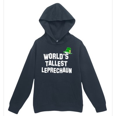 World's Tallest Leprechaun Funny St Patricks Day Urban Pullover Hoodie