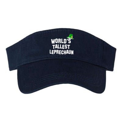 World's Tallest Leprechaun Funny St Patricks Day Valucap Bio-Washed Visor