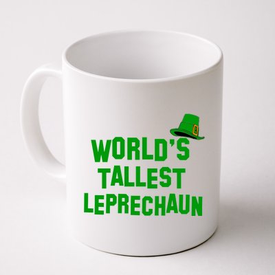 World's Tallest Leprechaun Funny St Patricks Day Coffee Mug