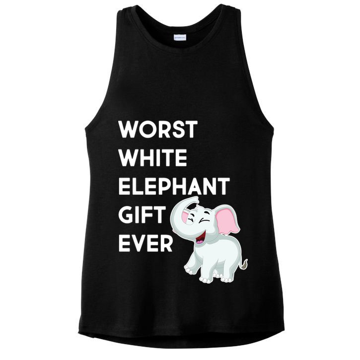 Worst White Christmas Gift Ever Ladies PosiCharge Tri-Blend Wicking Tank