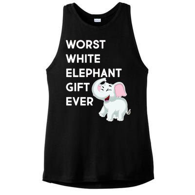 Worst White Christmas Gift Ever Ladies PosiCharge Tri-Blend Wicking Tank