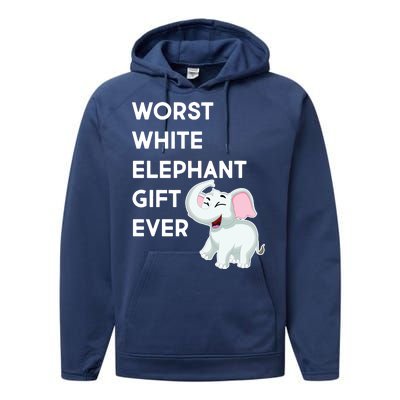 Worst White Christmas Gift Ever Performance Fleece Hoodie