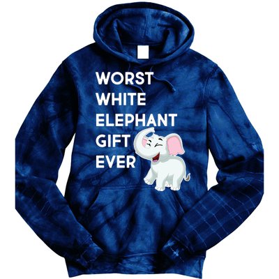 Worst White Christmas Gift Ever Tie Dye Hoodie