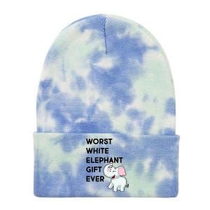 Worst White Christmas Gift Ever Tie Dye 12in Knit Beanie