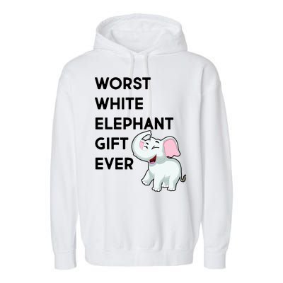 Worst White Christmas Gift Ever Garment-Dyed Fleece Hoodie