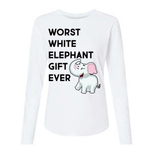 Worst White Christmas Gift Ever Womens Cotton Relaxed Long Sleeve T-Shirt