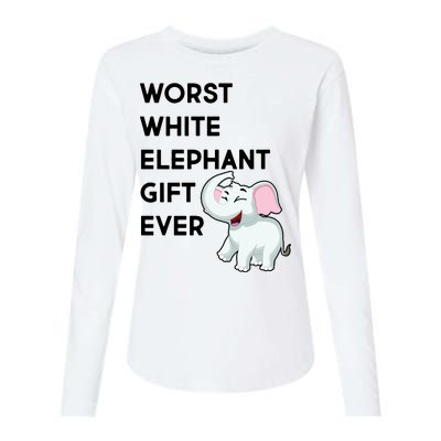 Worst White Christmas Gift Ever Womens Cotton Relaxed Long Sleeve T-Shirt