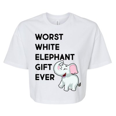 Worst White Christmas Gift Ever Bella+Canvas Jersey Crop Tee