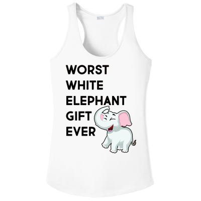 Worst White Christmas Gift Ever Ladies PosiCharge Competitor Racerback Tank