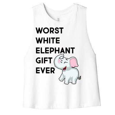 Worst White Christmas Gift Ever Women's Racerback Cropped Tank