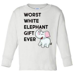 Worst White Christmas Gift Ever Toddler Long Sleeve Shirt