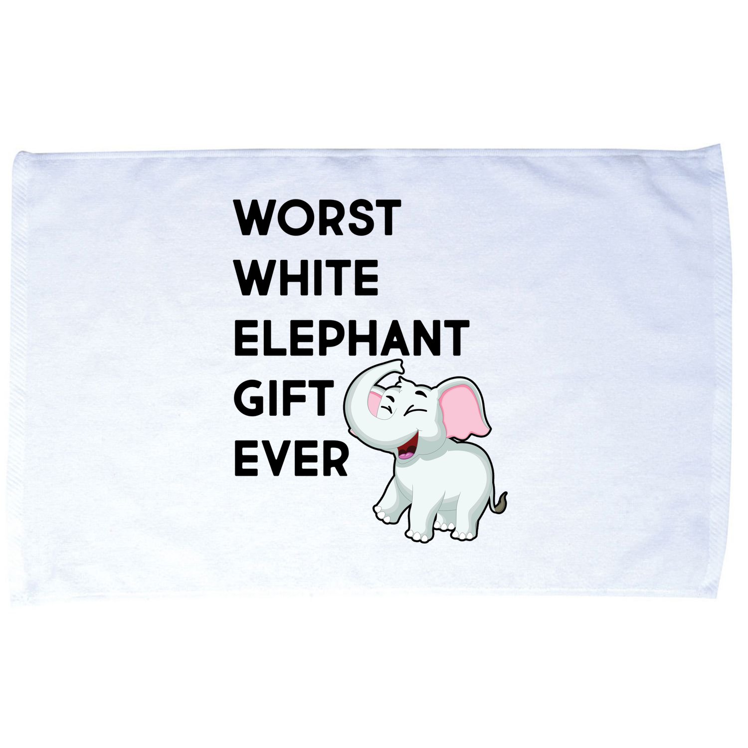 Worst White Christmas Gift Ever Microfiber Hand Towel