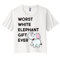 Worst White Christmas Gift Ever Women's Crop Top Tee