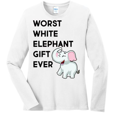 Worst White Christmas Gift Ever Ladies Long Sleeve Shirt