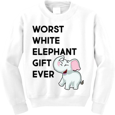 Worst White Christmas Gift Ever Kids Sweatshirt