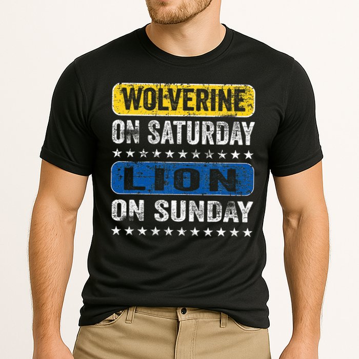 Wolverine On Saturday Lion On Sunday Performance Shirt