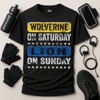 Wolverine On Saturday Lion On Sunday Performance Shirt