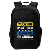 Wolverine On Saturday Lion On Sunday Backpack