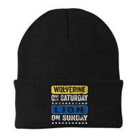 Wolverine On Saturday Lion On Sunday Beanie