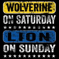 Wolverine On Saturday Lion On Sunday 16 in Basic Backpack