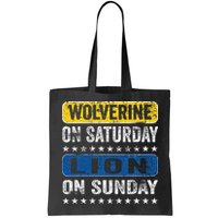 Wolverine On Saturday Lion On Sunday Bag