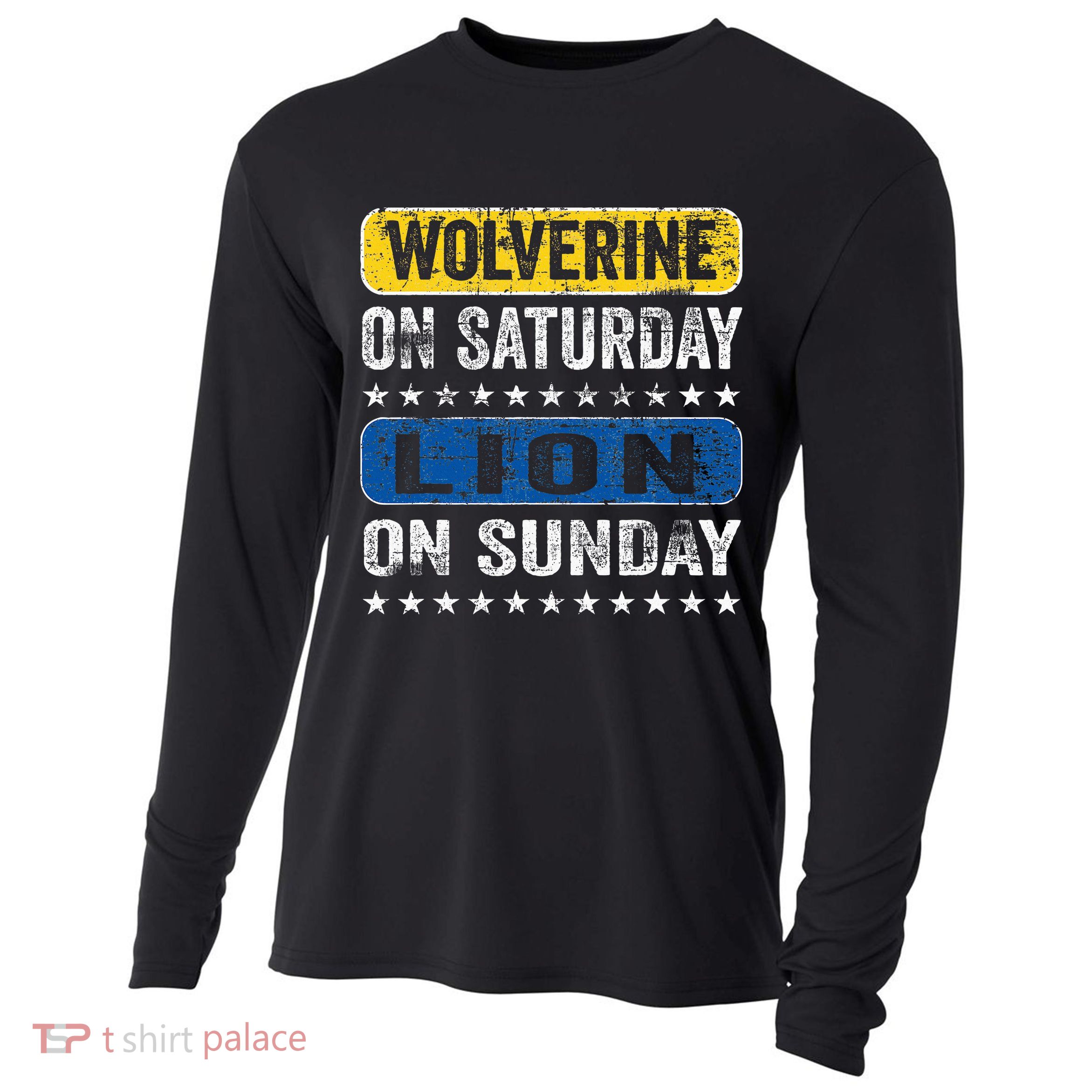 Wolverine On Saturday Lion On Sunday Cooling Performance Long Sleeve Crew