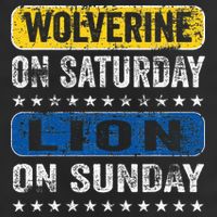Wolverine On Saturday Lion On Sunday 25L Jumbo Tote