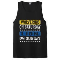 Wolverine On Saturday Lion On Sunday PosiCharge Competitor Tank
