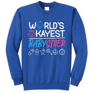 World's Okayest Sitter Meaningful Gift Sweatshirt