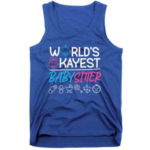 World's Okayest Sitter Meaningful Gift Tank Top