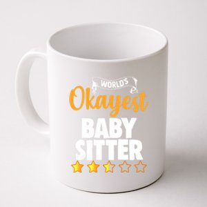 World's Okayest Sitter Gift Coffee Mug