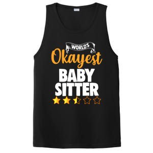 World's Okayest Sitter Gift PosiCharge Competitor Tank